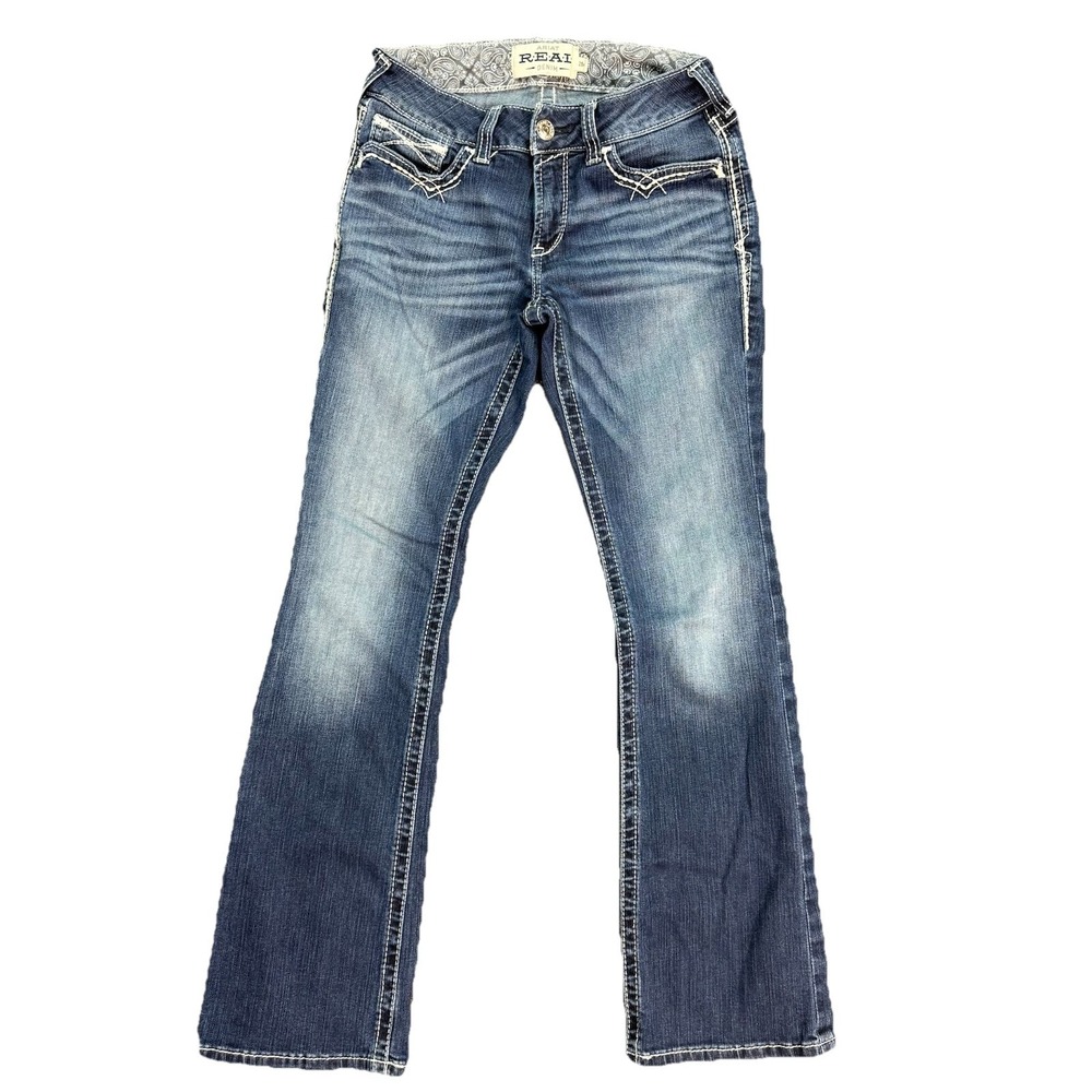 Ariat Women's Medium Wash Blue Boot Cut Jeans